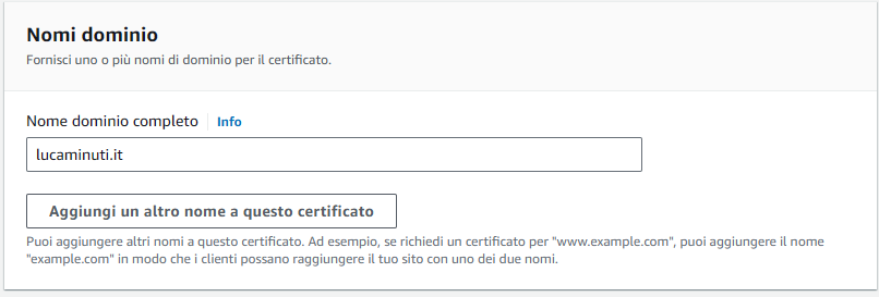 Certificato
